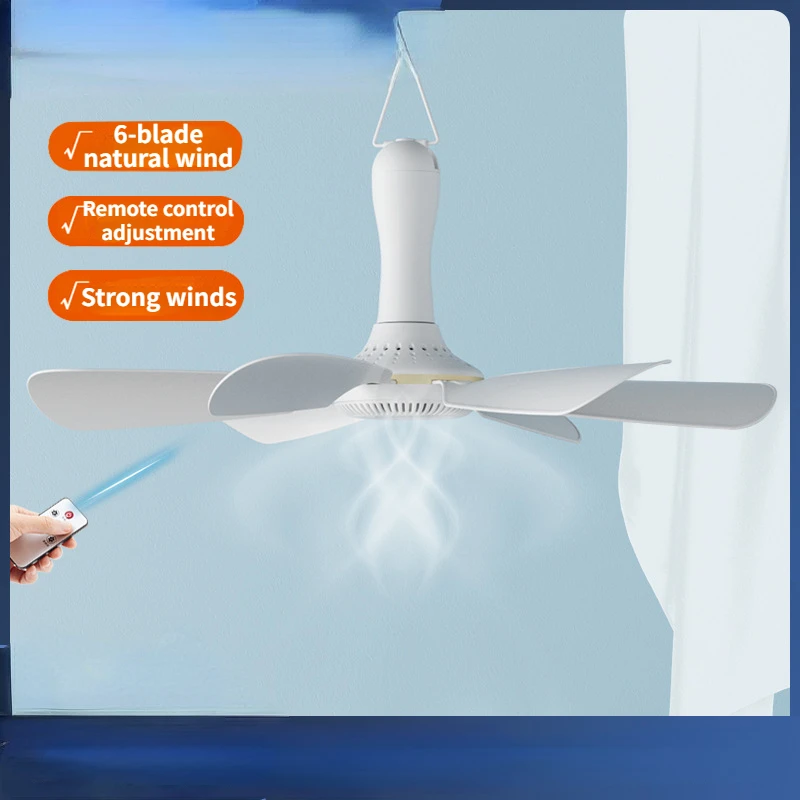 พัดลมเพดาน LED พร้อมไฟ LED พัดลมเพดานขนาดเล็กหรี่แสงได้สำหรับโรงรถห้องน้ำศึกษาห้องนอนห้องครัวใช้พัดลม