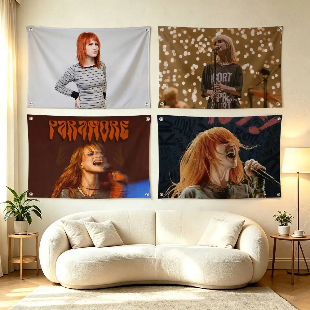 H-Hayley Williams  Flag Suitable For Party Club Outdoor Interior Wall Decoration Banner Fans Gift