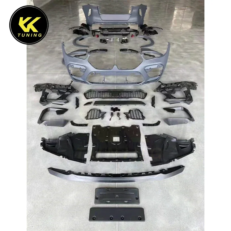 X6M Style Old To New PP Plastic Body Kits For BMW X6 Series G06 2019-2022 Upgrade To X6M G06 2023-2024 X6M