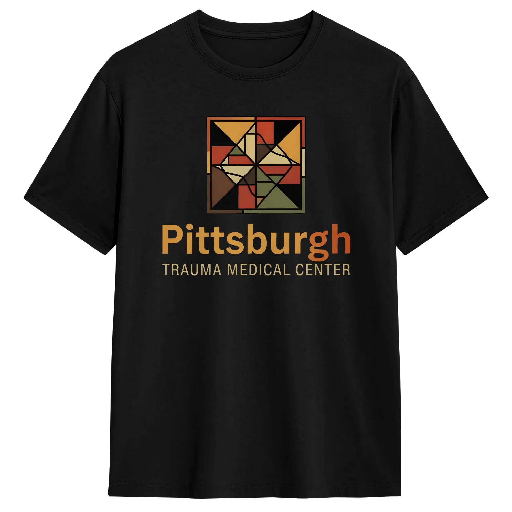 Streetwear T Shirt Summer Pittsburgh Trauma Medical Center Hip Hop T-Shirts  100% Cotton Tee Shirt for Men Y2K Retro Design Tees