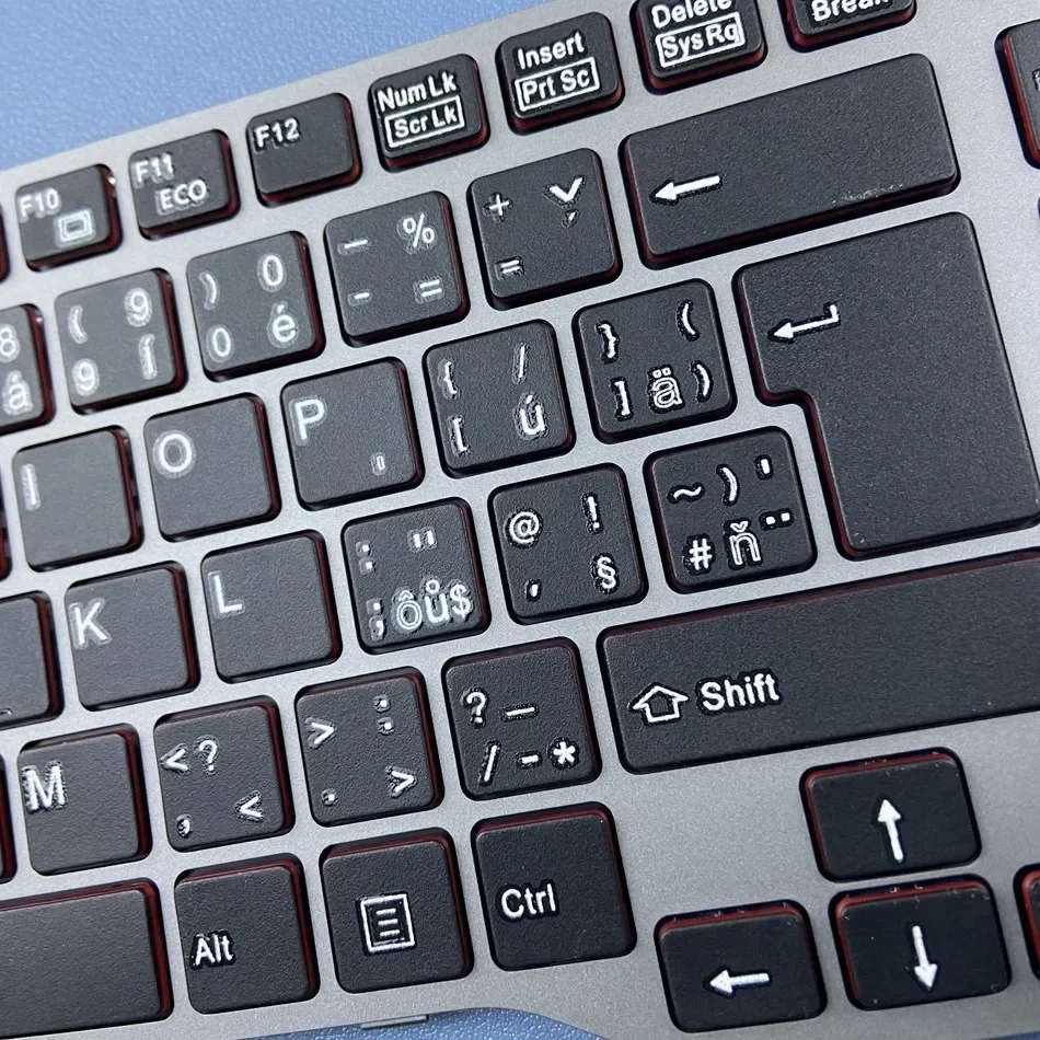 Czech Slovak Keyboard For Fujistu Lifebook Fujistu E754 Lifebook E557 E753 E756 E554 E556 CELSIUS H730 H760 H77 Series CS Layout