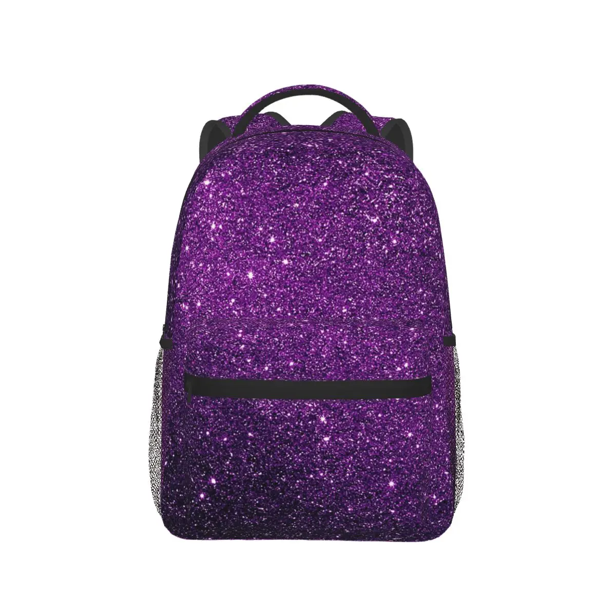 

Рюкзак с градиентным фиолетовым блестящим узором, Лидер продаж, рюкзак большой емкости, детская сумка для книг, школьная сумка, сумки на плечо для мужчин и женщин