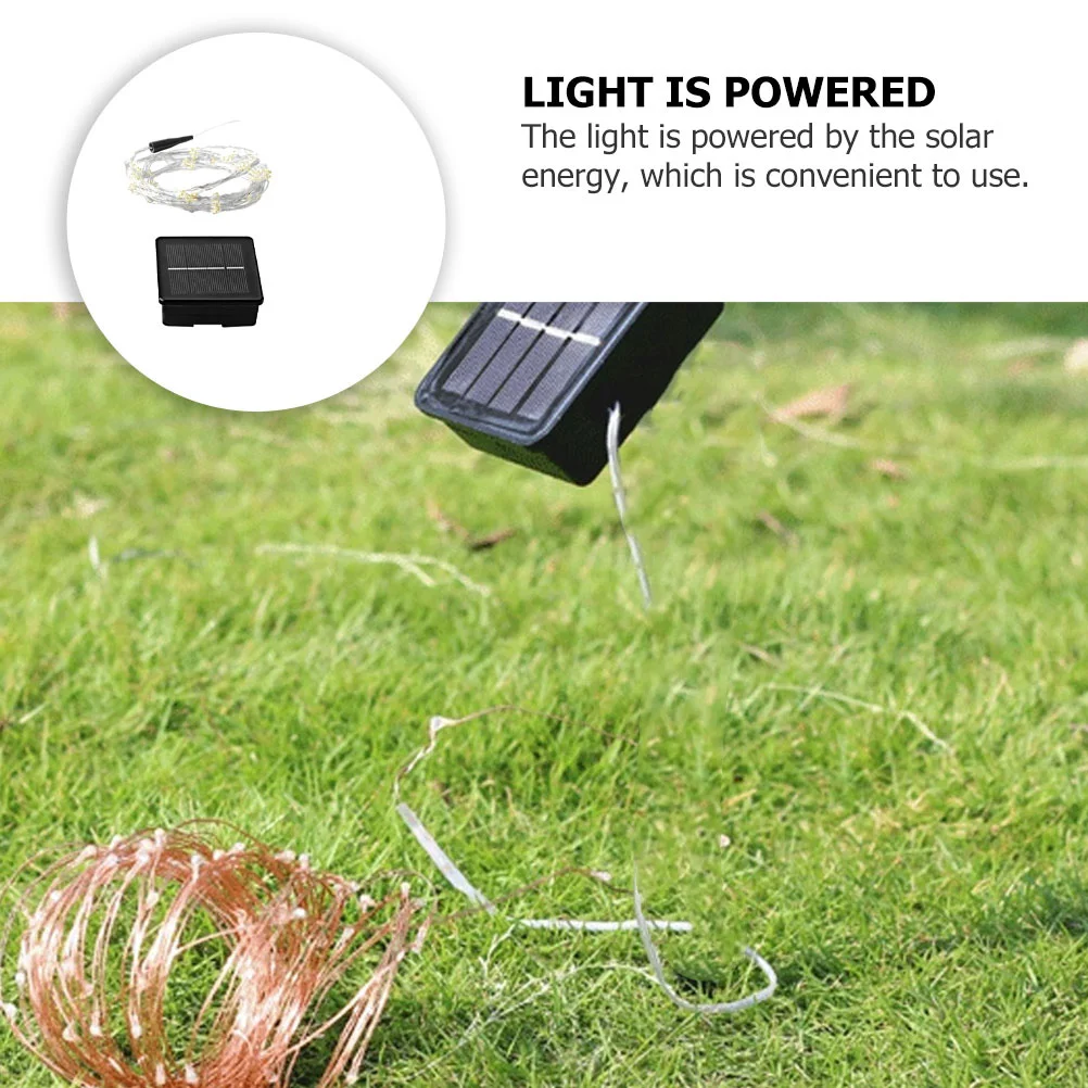 

Waterfall Lamp Solar Powered Outdoor Decor Garden String Lights ABS Plastic Copper Wire Yard Scene Layout Waterproof