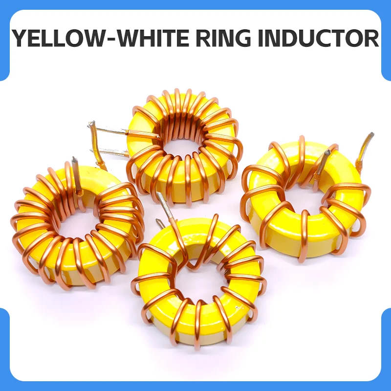 10626 150/220/250/330/400/680uH yellow and white ring inductor magnetic ring ring inductor high current inductor