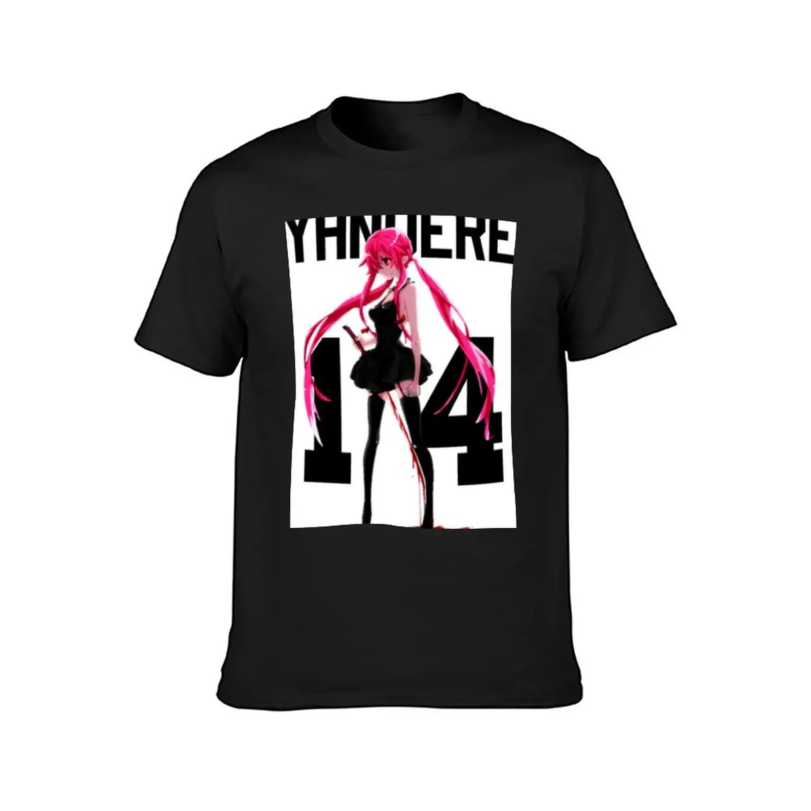 yandere T-Shirt customizeds plus sizes blacks heavyweight t shirts for men