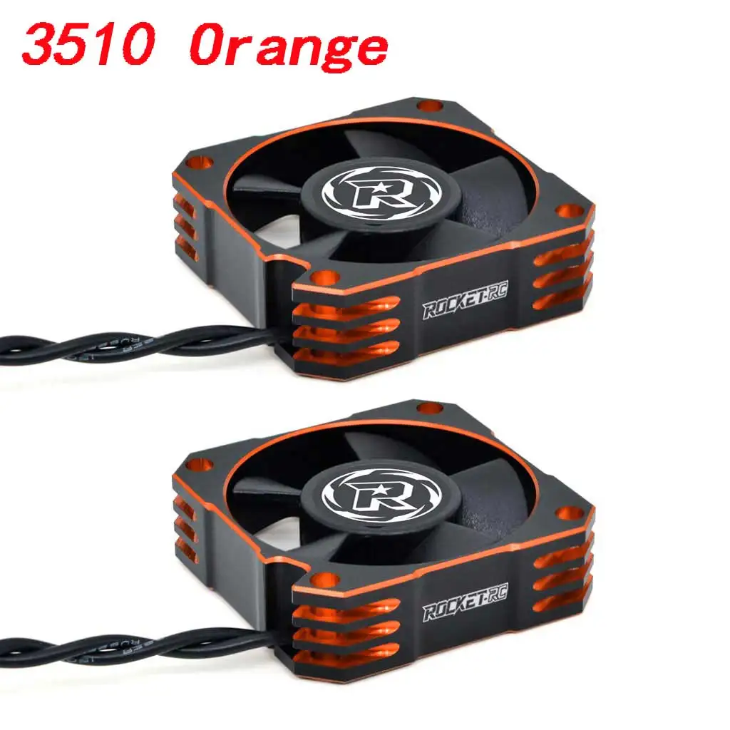 2PCS Rocket RC 25mm 30mm 35mm 40mm 50mm Warmteafvoer Koelventilator Grafiet Fan Cover voor Borstelloze Motor ESC RC Auto Deel