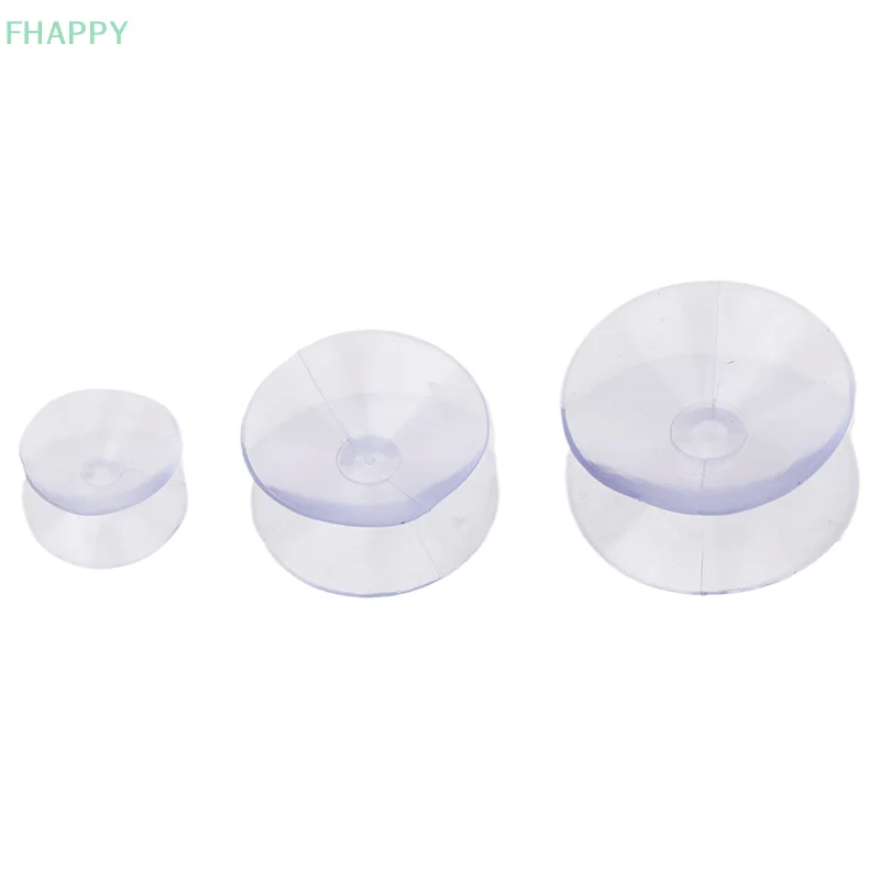 20PCS Double Sided Plastic Suction Cup Vacuum Non-slip Clear Sucker Pad For Glass Car Window Table Top Spacer DIY Soap Holder