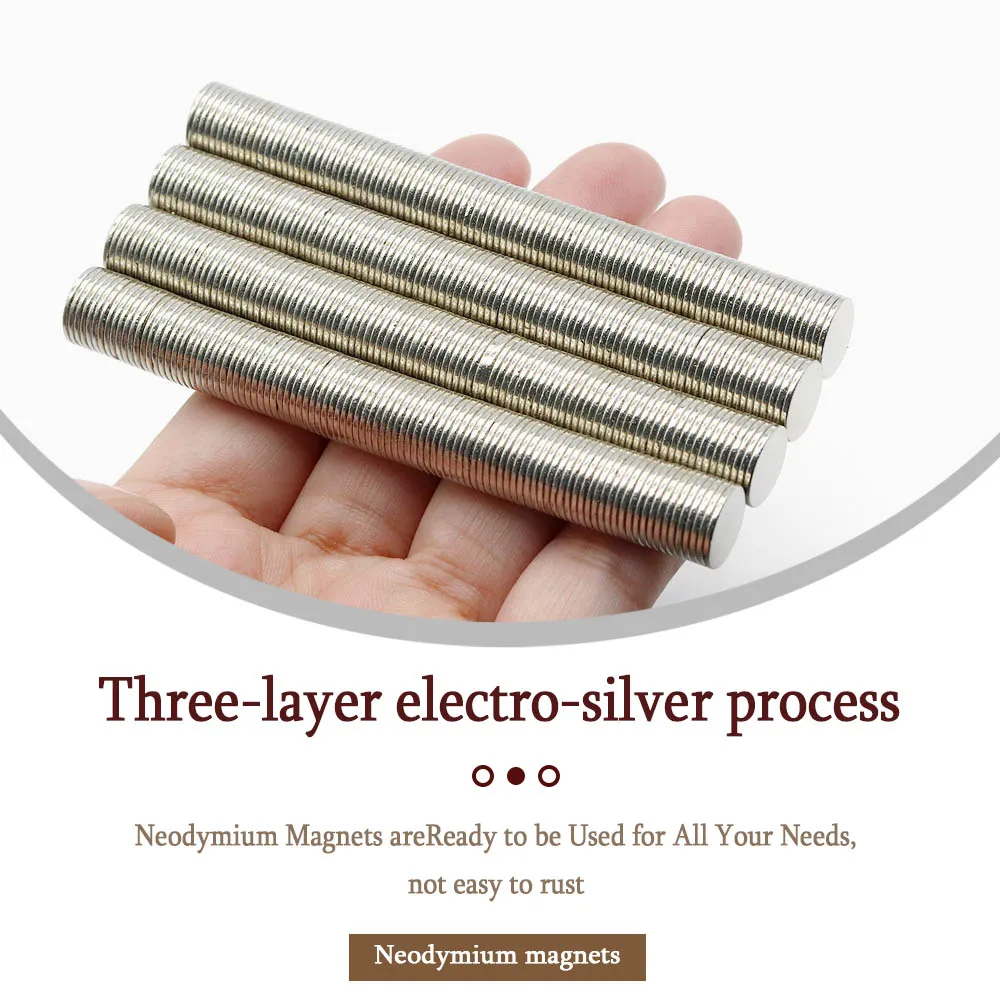 10mmx1mm Super Strong Round Neodymium Magnet Powerful Magnets N35 small Permanent Magnetic NdfeB Refrigerator Magnet 10x1