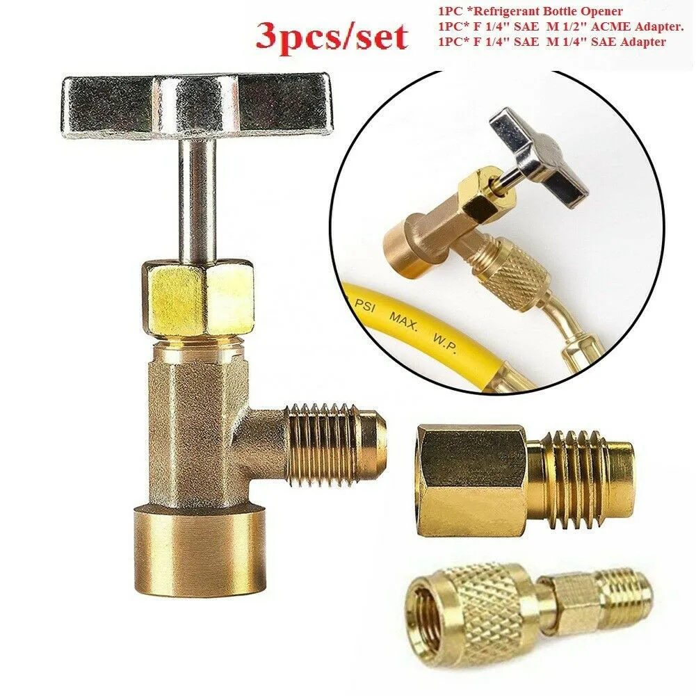 Get the Job Done Right with this Ergonomic R134A Adapter Set for Car Service Professionals and DIY Enthusiasts