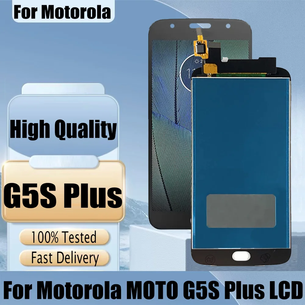 Pantalla LCD Original para Motorola Moto G5S Plus, Pantalla Táctil LCD para Moto G5S Plus XT1805 XT1802 XT1803 XT1806