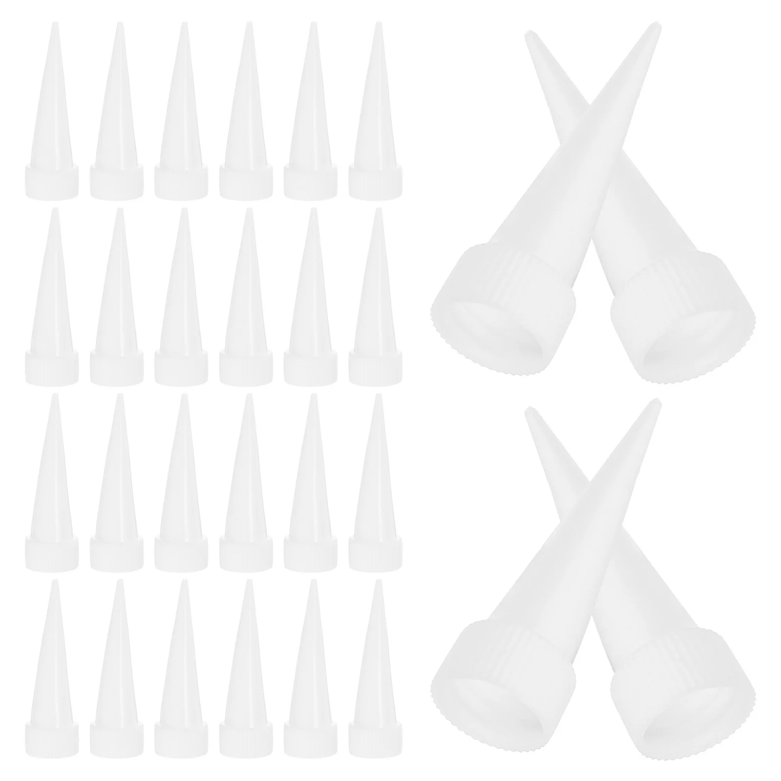 หัวฉีดยาแนวพลาสติกแบบแม่นยำ 100 ชิ้น ชุดหัวฉีดยาแนวสำหรับงานซีลและงานติดกาว