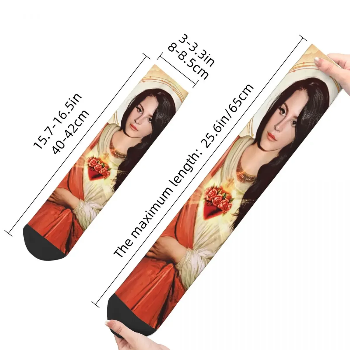 Calcetines de Lana Del Rey para hombre y mujer, calcetín transpirable, a la moda