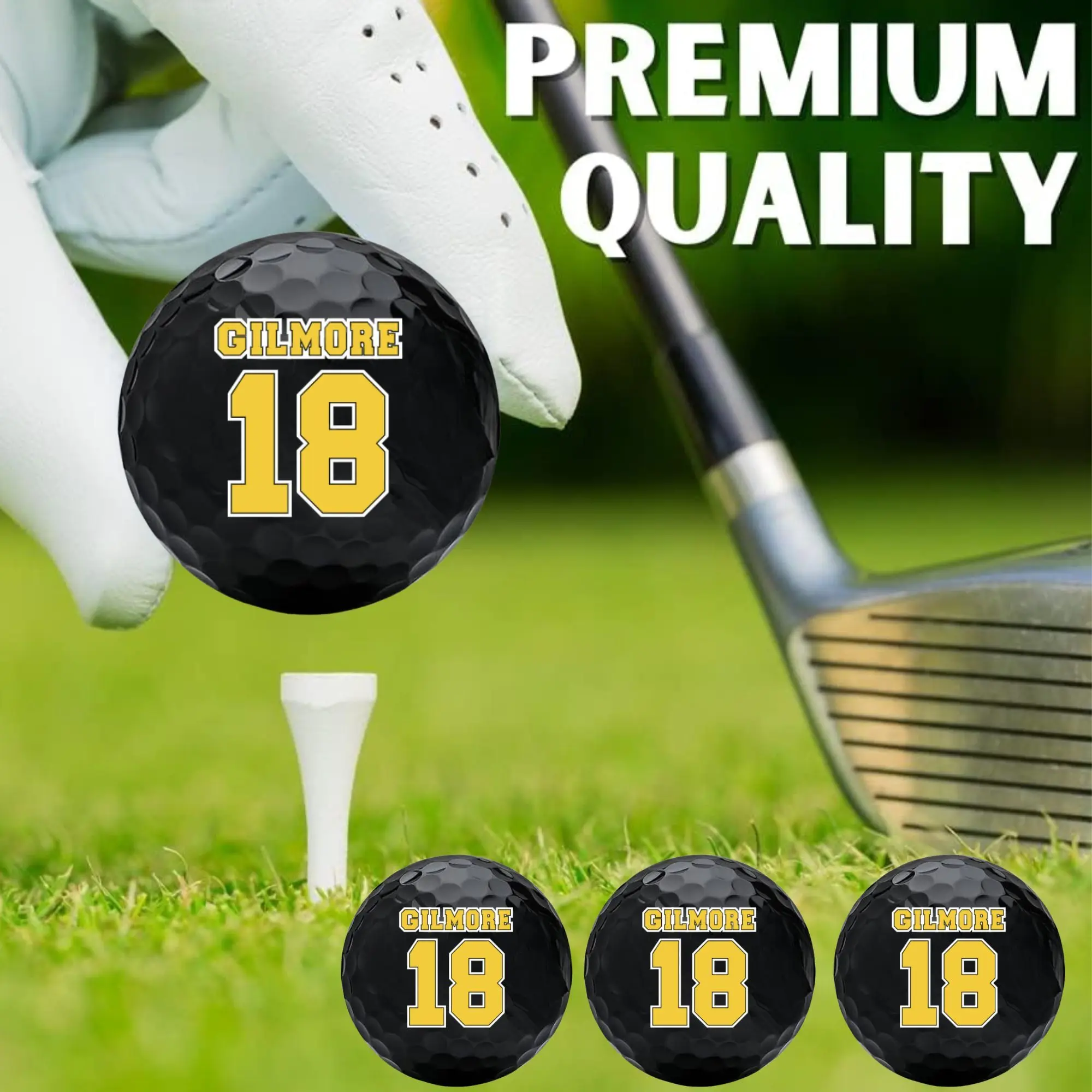 4 Pcs Funny Golf Balls for Men Adult Humor Trick Novelty Golfer Gift Set for Dad Boyfriend Coworkers Unique Professional Practic