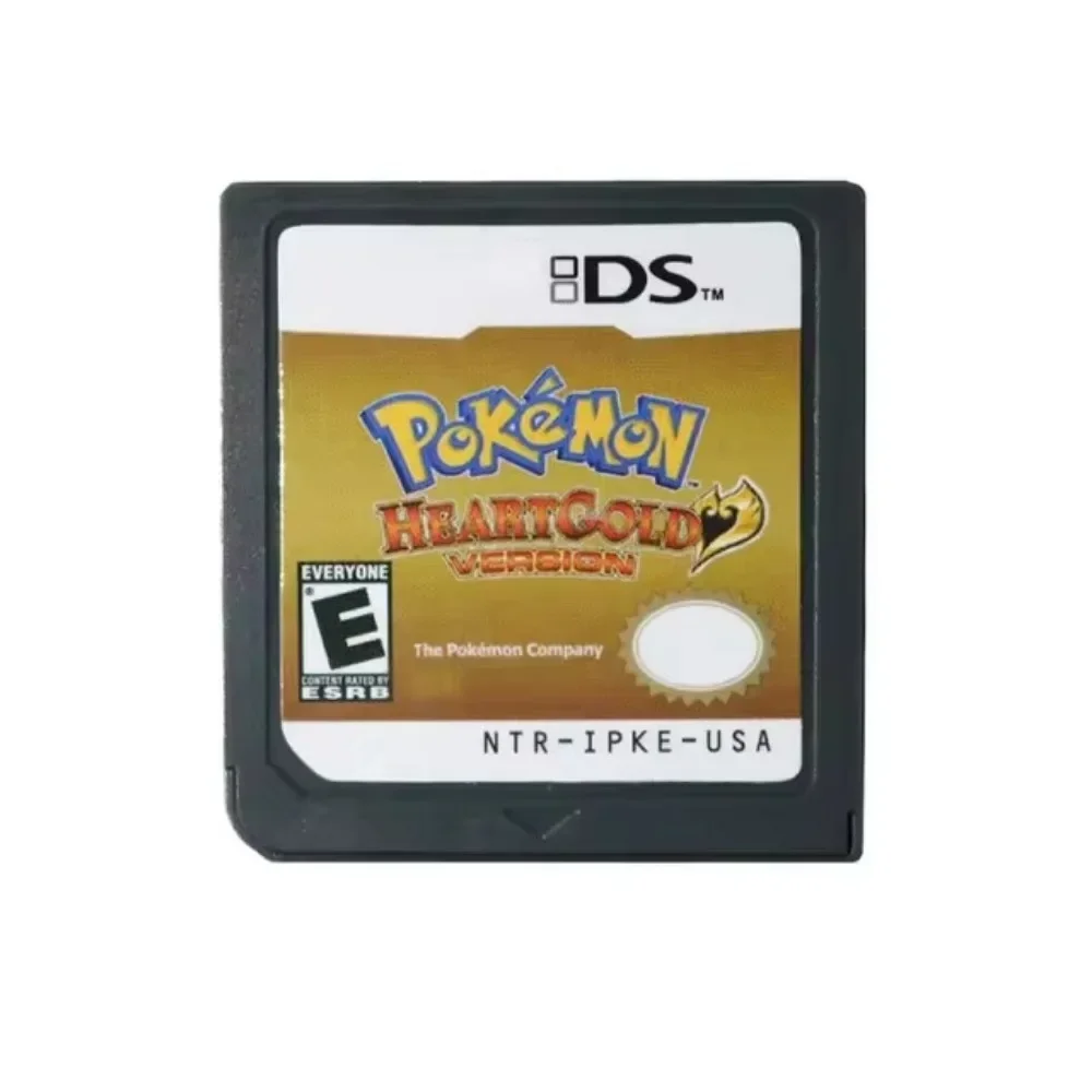 بوكيمون-سلسلة DS لعبة خرطوشة لعبة فيديو وحدة التحكم بطاقة البلاتين اللؤلؤ الماس HeartGold SoulSilver لـ NDS 3DS