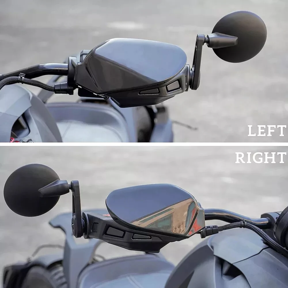 Suitable for Can Am Ryker 600 900 ATV Motorcycle Accessories, Black Handguard, Hand Guard, Windproof Air Deflector, Protective E view 4