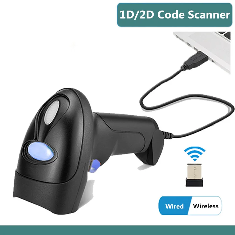 handheld 1d 2d exploracao arma logistica expresso supermercado produto codigo de barras qr codigo portatil ccd scanner sem fio f20 01