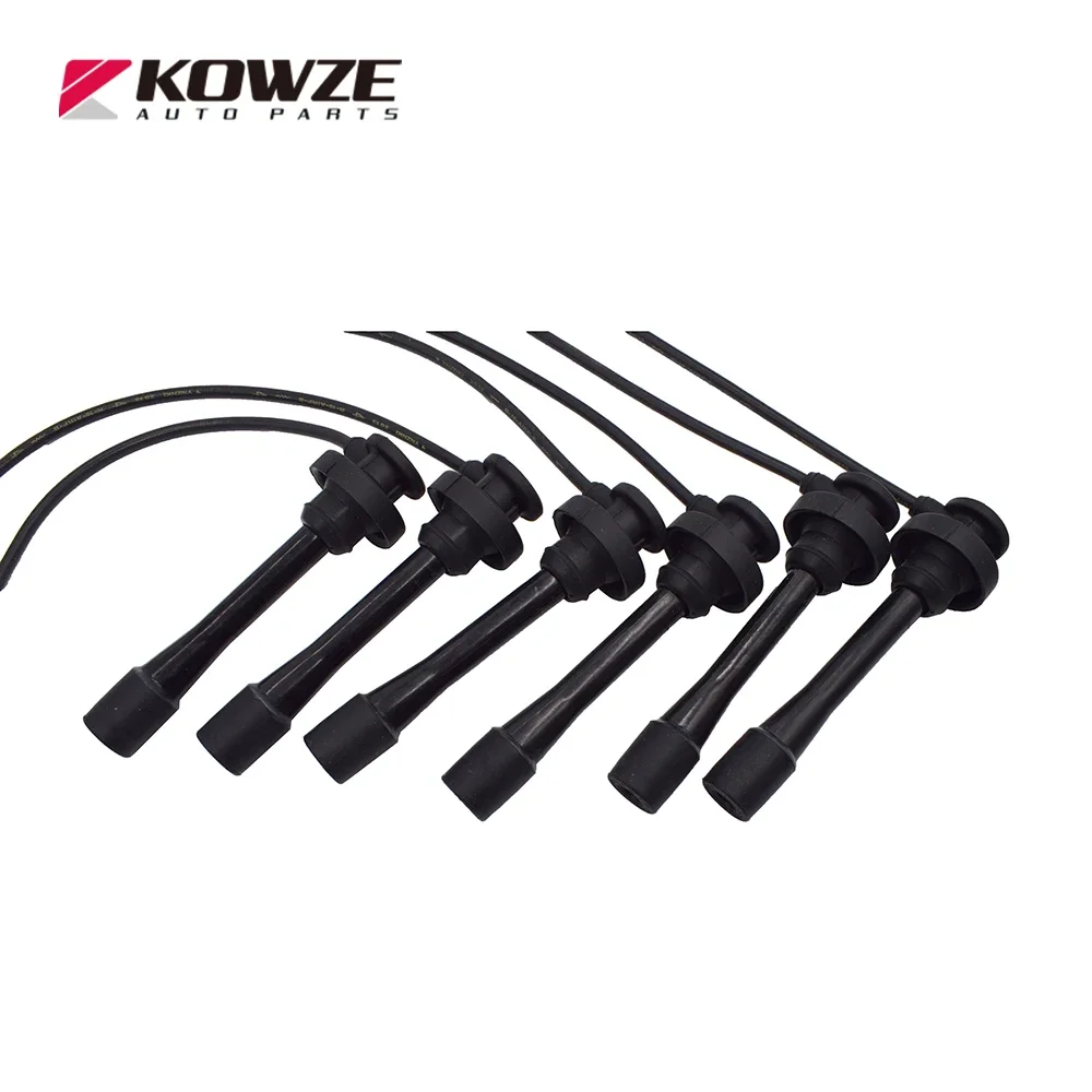 6PCS Spark Plug Cable Wires Set for Mitsubishi Pajero Montero Sport Challenger Nativa Triton L200 6G72 6G74 MD371794 MD338249