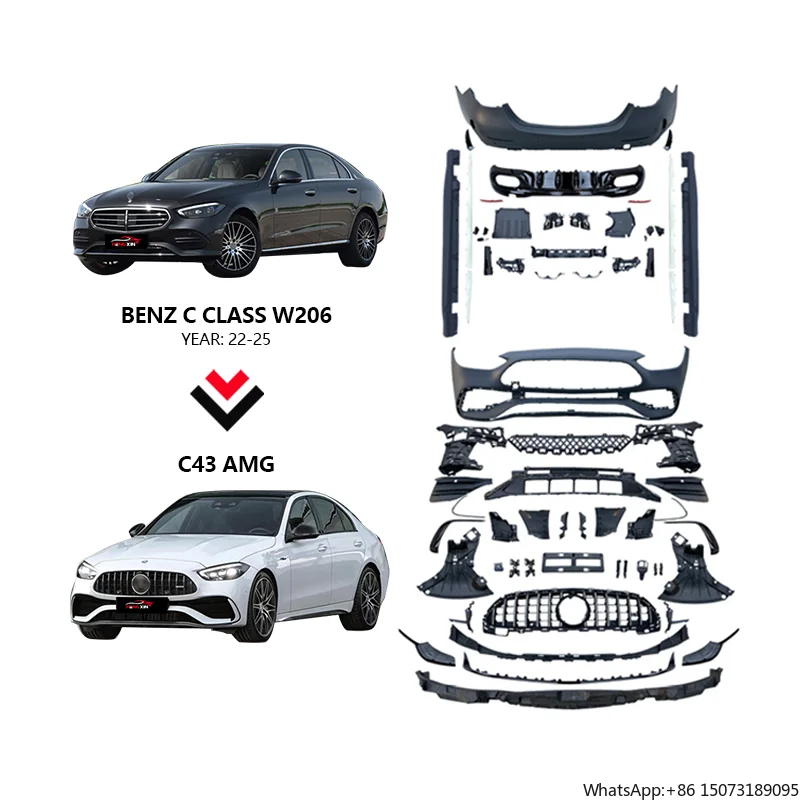 

Оптовая продажа W201 W202 W203 W204 W205 W208 W209 W210 W211 W212 W213 W218 W219 C63 Обвес переднего бампера для автомобиля