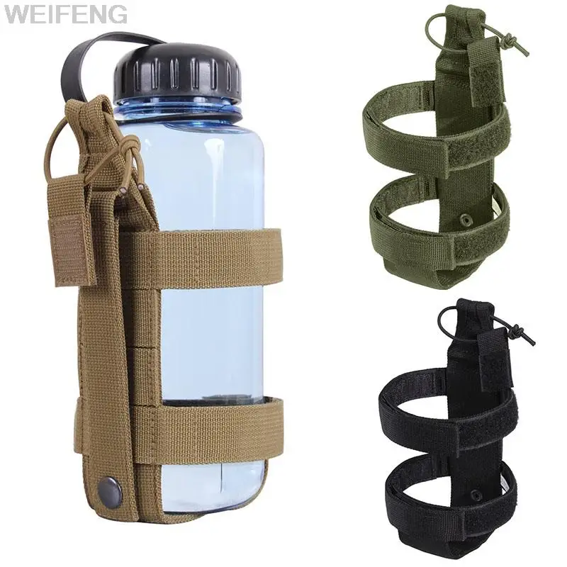 Tactical Molle Water Bottle Pouch Bag Portable Travel Hiking Water Bottle Canteen Holder Kettle Carrier Hydration Bag