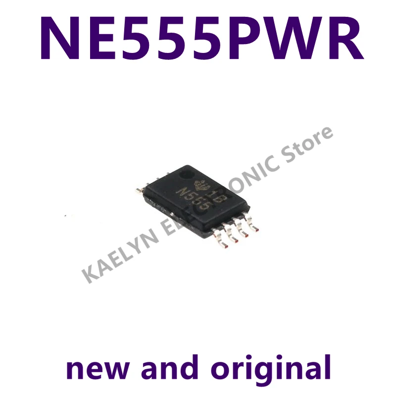 

50PCS/LOT NE555PWR NE555 555 Type, Timer/Oscillator (Single) IC 100kHz 8-TSSOP