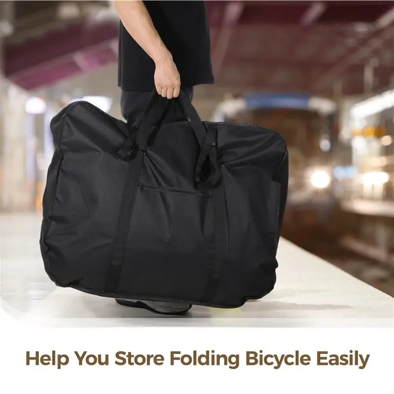 Folding Bike Bag Unfolding Mountain Bike Travel Bag Bicycle Travel Organizer Case For Transport Air Travel Shipping 32.7x13x27.2