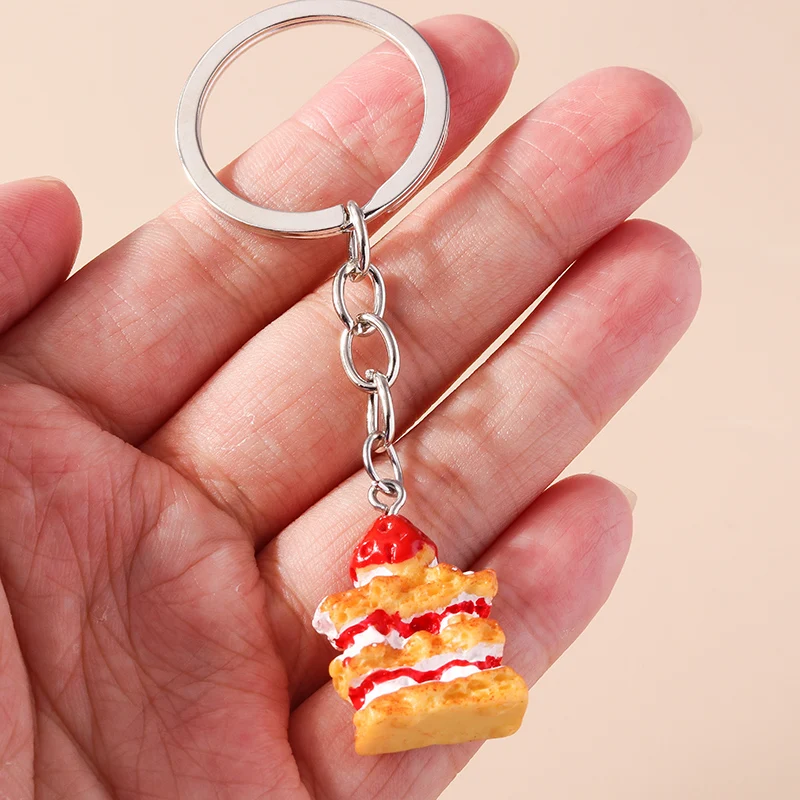 Niedliche Simulations-Gemüse-Schlüsselanhänger, Kunstharz, Lebensmittel, Mais, Charms, Schlüsselanhänger, Souvenir, Geschenke für Frauen, Männer, Autoschlüssel, Handtasche, Schlüsselanhänger – Detail 40