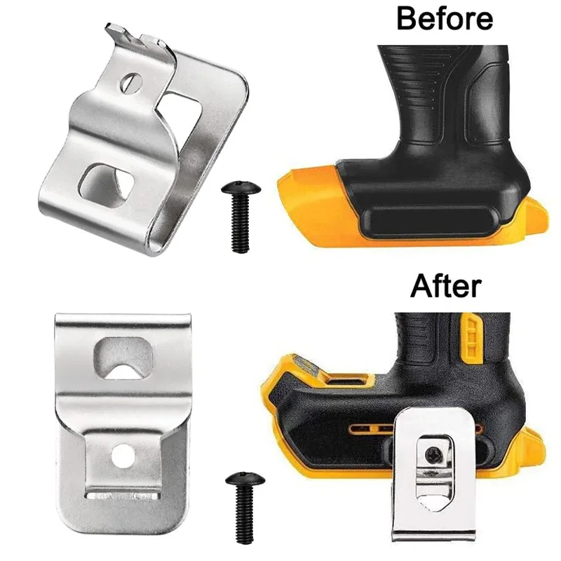 Imagem -02 - Electric Drill Belt Clips Gancho Bit Holder Kits para Dewalt 20v Power Driver Tools Acessórios