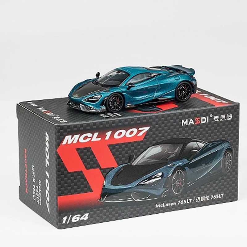 MASSDI 1:64 scale 765LT alloy car model Collectibles static finished ornaments Scene simulation Adult Gift Hobby & Toys