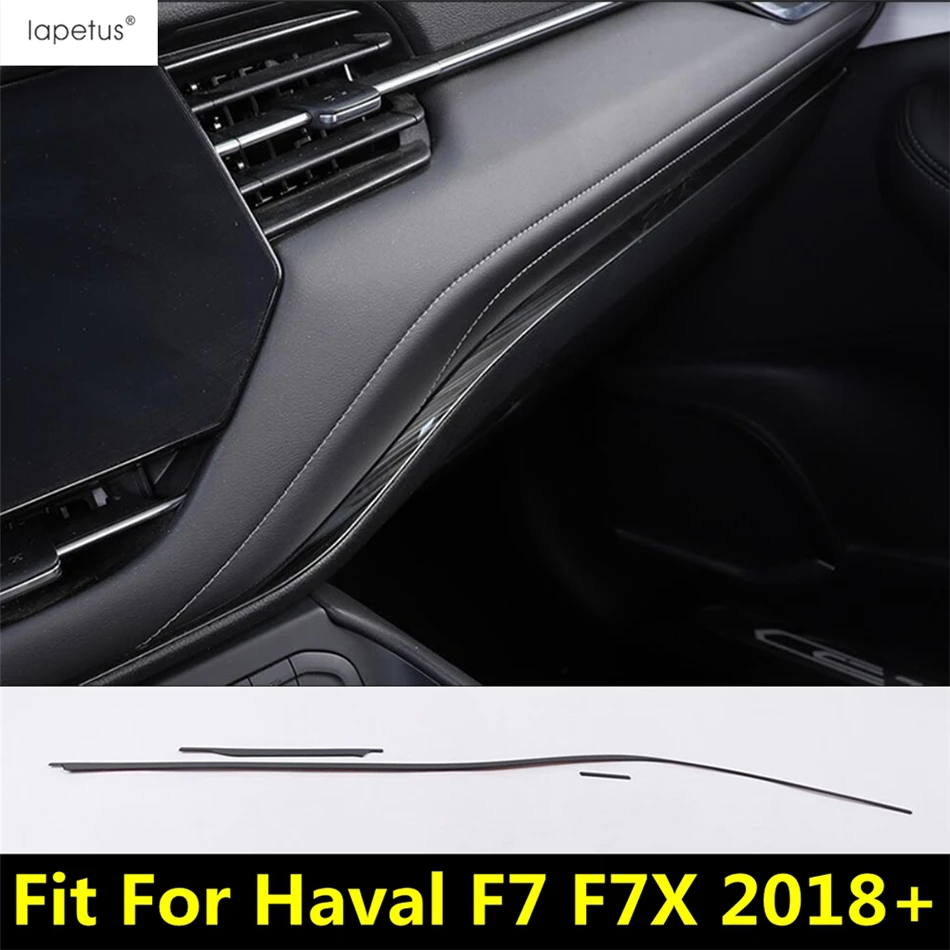 

Car Center Control Console Panel Edge Strip Decoration Stickers Cover Kit Trim Accessories Interior For Haval F7 F7X 2018 - 2022