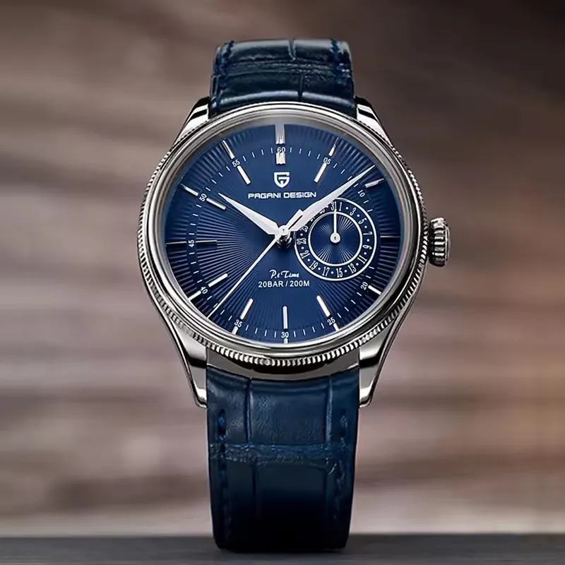 

Мужские часы PAGANI DESIGN 40 мм, простые и стильные, с ремешком из натуральной кожи, кварцевые, водонепроницаемые до 200 м.