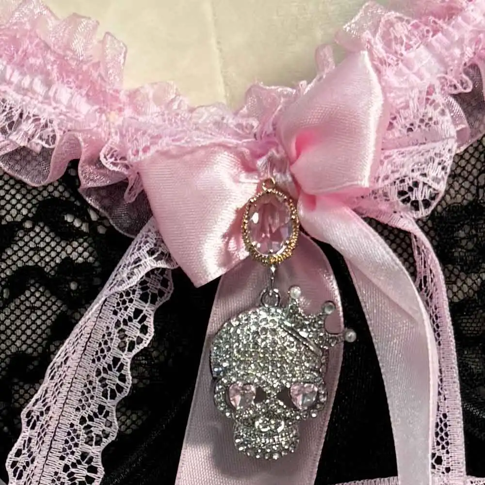 Harajuku القوطية E-Girls لتقوم بها بنفسك القوطي مشد الجرونج ايمو Y2K الرسن بروتيل القمم ملابس للنادي القوس الهيب هوب الجمجمة الشرير الصخرة في سن المراهقة خمر