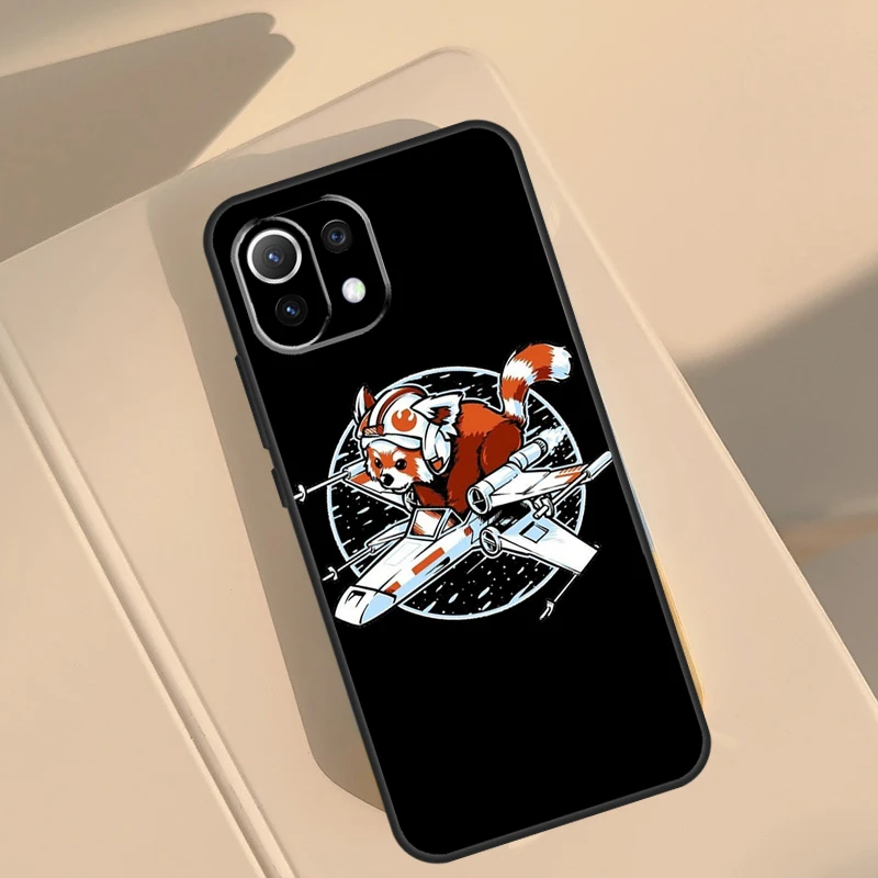 Red Panda Case For Xiaomi 17T Pro 14T 15T 15 17 Ultra POCO F9 Ultra F5 F6 F7 F8 X5 X6 X7 X8 Pro Cover