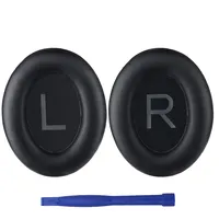 1Pair Replacement Protein Leather Ear Pads Cover Muffs Cushions Kit Earpads Repair Parts For Dyplay Urban Traveller 2 Headphones