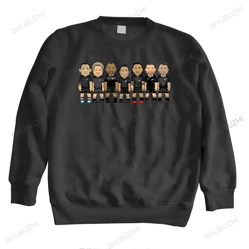 Men new zealand Rugbying all black hoody legends Jonah Lomu Richie McCaw Dan Carter Bill Williams Ma'a Non hoodie sweatshirt