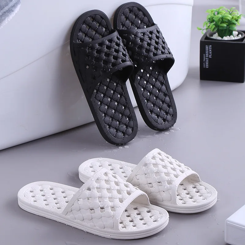 Zapatillas de baño Unisex, antideslizantes, cómodas, informales, ahuecadas, para hombre y mujer