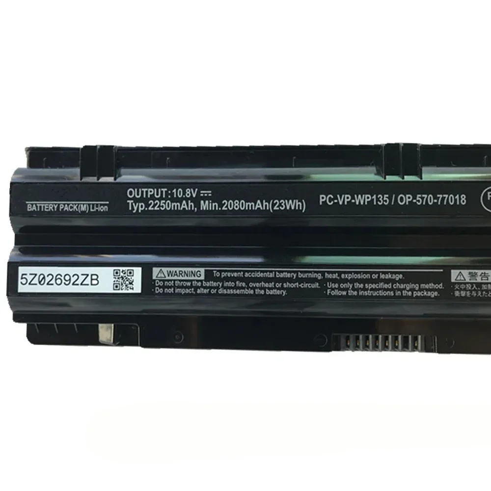 Brand New Original PC-VP-WP135 PC-VP-WP134 10.8V Laptop Battery for NEC VK24L VK30H VK27M VK25L VJ30H OP-570-77018 2Z00119ZA