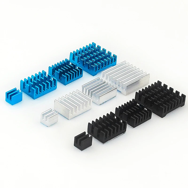 Raspberry Pi 5 Aluminum Heatsink Passive Cooling Customized CPU Cooler Radiator Black Blue Gray  for RPi 5 Pi5