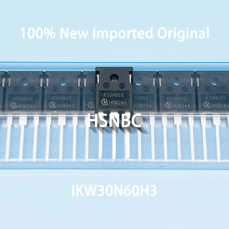 

10Pcs/Lot K30H603 IKW30N60H3 TO-247 600V 30A IGBT Power Transistor 100% New Imported Original