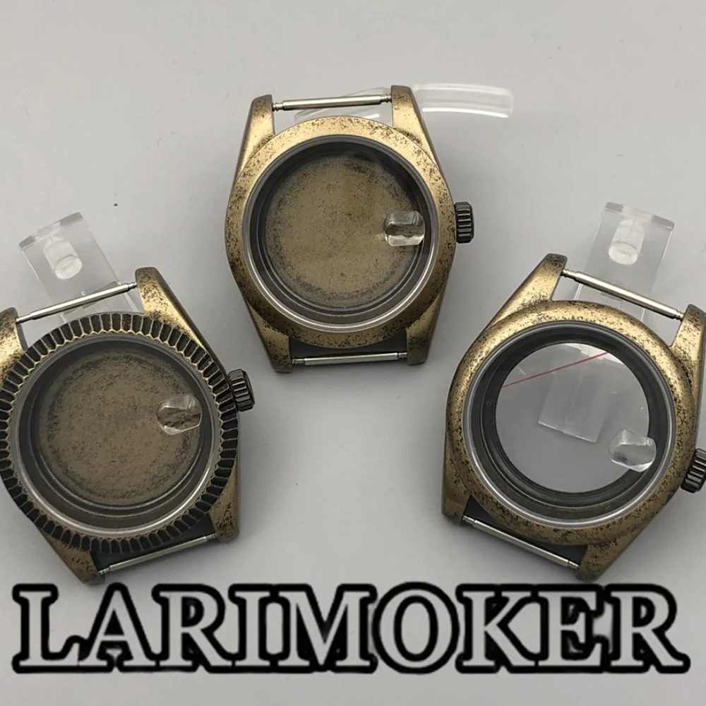 

LARIMOKER 36mm/39mm vintage case sapphire glass case For NH35 NH36 ETA2824 PT5000 automatic movement