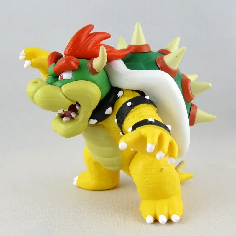 Catoon Film anime 10 cm Drago Bowser Action figure riccio PVC bambola statua Collezione modello Natale compleanno bambini migliori regali