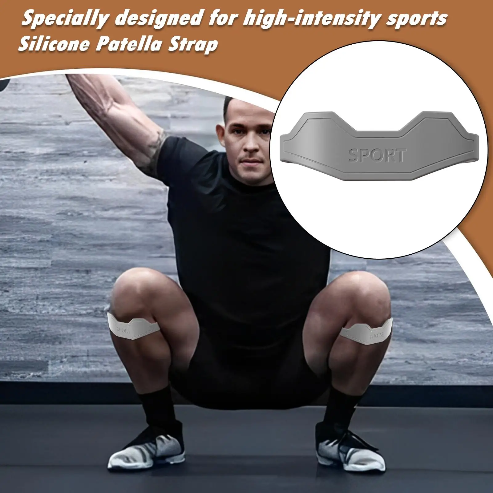 

Patellar Tendon Strap Sports Knee Protective Band Supportive Patella Protection Strap For Recovery Gym Workout Basketball