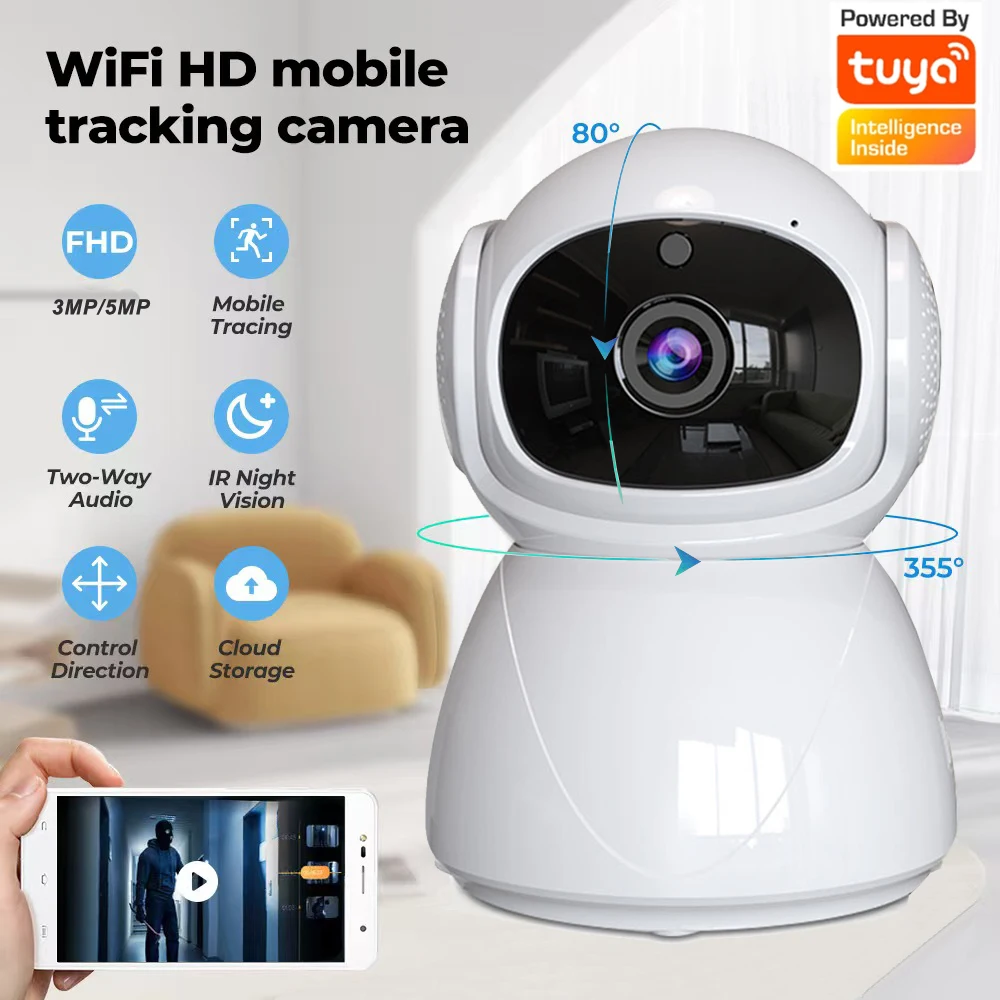

YI IoT 5MP 5 ГГц Двухчастотная Wi-Fi PTZ-камера ИК-камера ночного видения Камера безопасности Двустороннее аудио Автоматическое отслеживание Умная домашняя безопасность