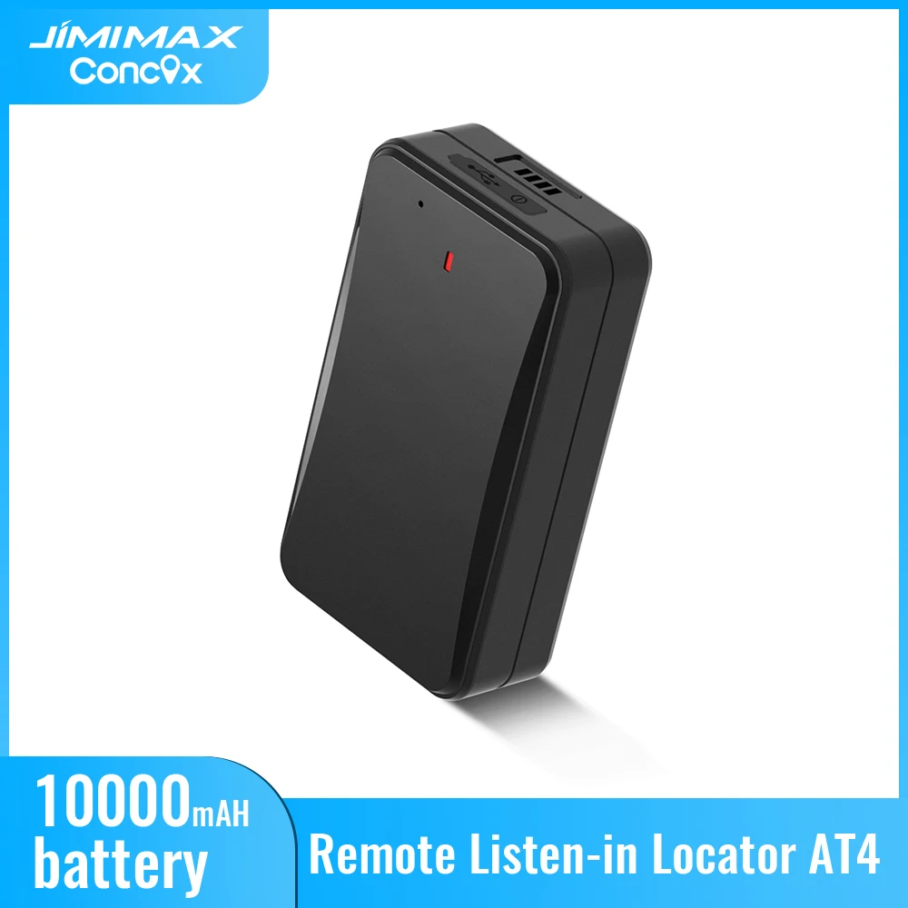 JIMIMAX AT4 Assets Tracker 10000mAh Battery GPS Locator 2G Waterproof Car Tracking Device Remote Voice Monitor 2.5 Years Standby