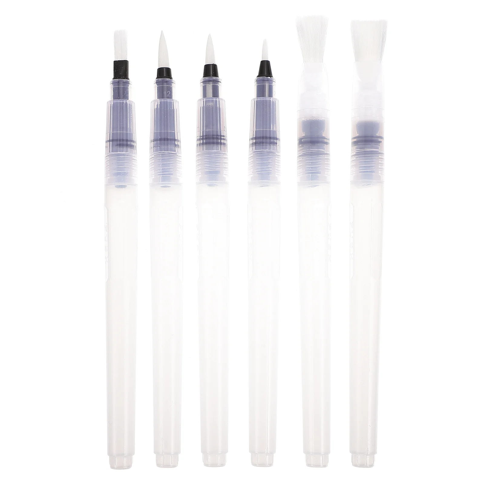 

6pcs Water Brush Pens Set Large Capacity Watercolor Painting Tools For Kids Students Artists Portable Watercolor Brush Pen Art