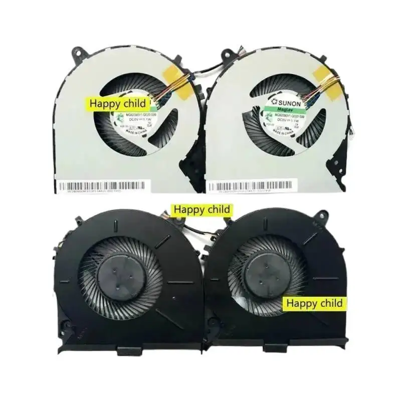 

FOR Lenovo Ideapad Y700 Y700-15 Y700-15ISK Laptop CPU & GPU Fans A Pair =*