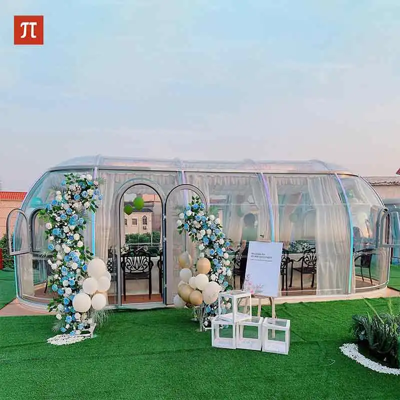 Tenda da campeggio a bolle per esterni Tenda a cupola trasparente con cielo stellato Tenda igloo Tenda a cupola per PC impermeabile 5 anni di garanzia gratuita