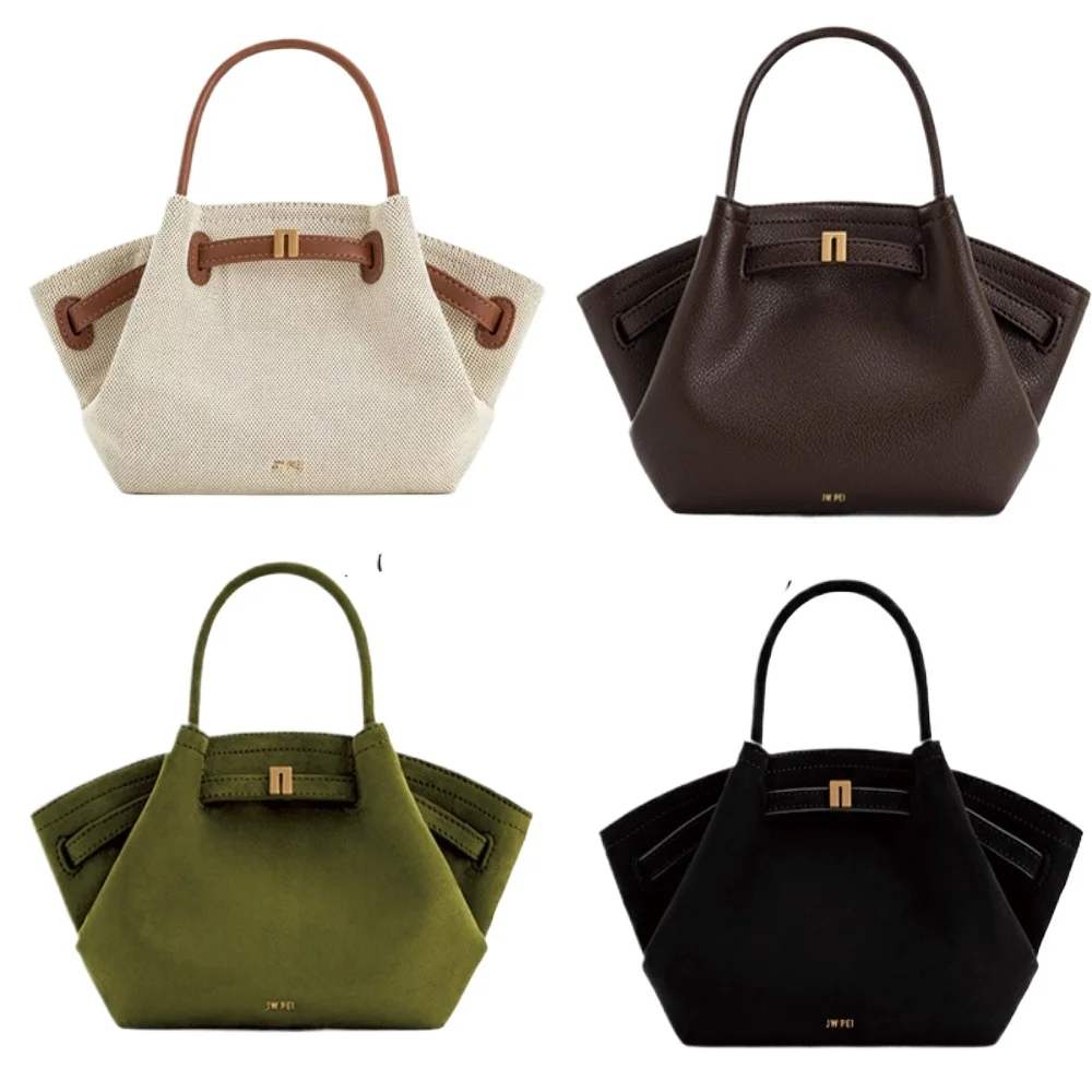 2026 Spring&Autumn JW PEI Genuine Leather Large Capacity Dumpling Bag Light Luxury Style Shoulder Bag Handbag for Women