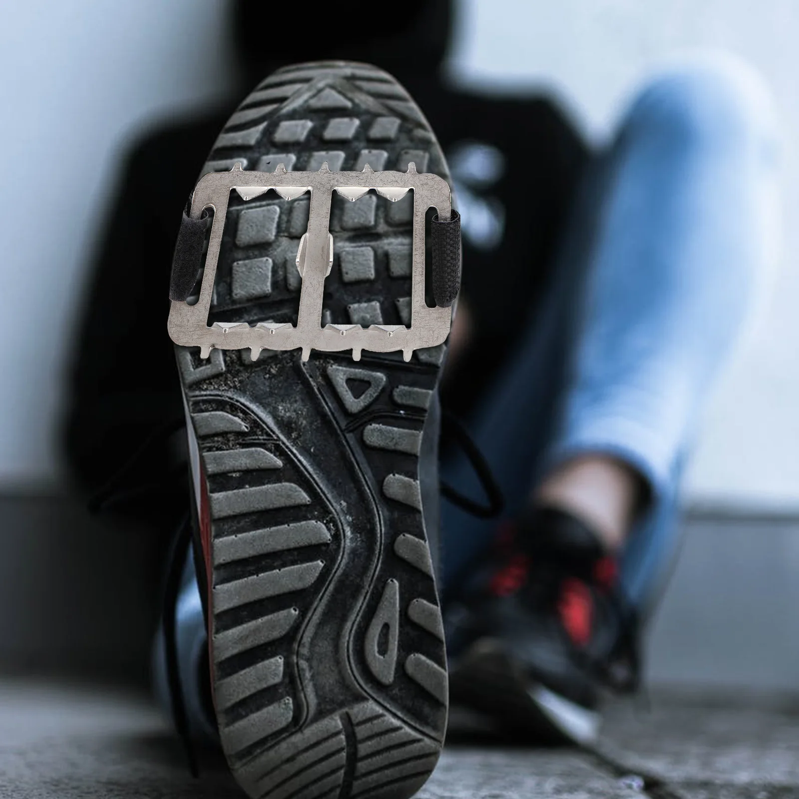 

Crampons Snowfield Shoes Cover Ice Climbing Stainless Steel Anti-slip Anti-skid Cleat