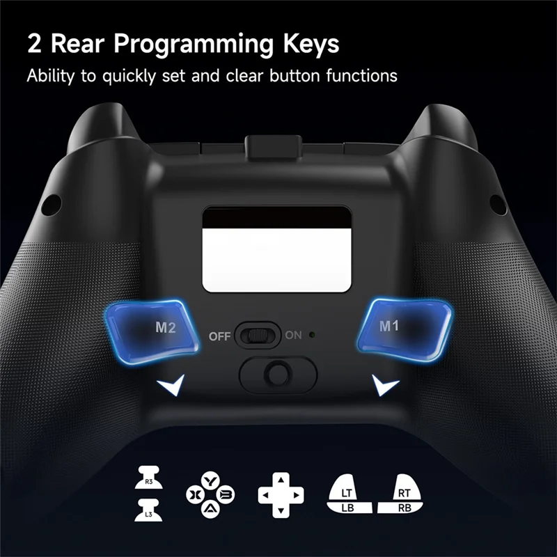 AA84 X15 Wireless Gamepad, PC Controller For PC Windows, Android/IOS Phone, Switch, RGB Light, Hall Joystick Gamepad Easy Instal