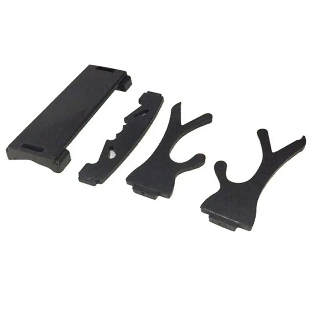 10Pcs High-quality Plastic Samurai Sword Stand Black Japanese Display Rack Tanto Rack Flute